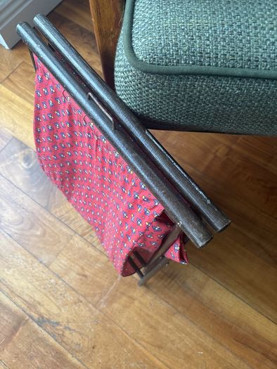 Vintage Foldaway Knitting / Sewing Carrier / Holder