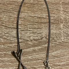 Vintage Sterling Silver Chain with Oars pendant