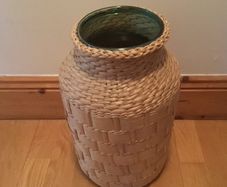 Sea Grass large vase with glass liner