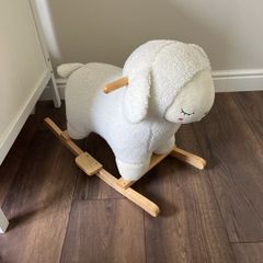 sheep rocking horse
