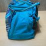 Nike Blue Purple Yellow Geometric Pattern Duffel Gym Bag - Vintage Image 5