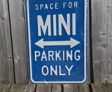 Mini Parking Metal/Tin Sign
