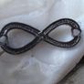 Jewellery making supplies,Craft supplies.Infinity connector,Bracelet bar Image 2