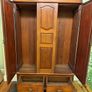 Antique Georgian Mahogany Wardrobe Image 4