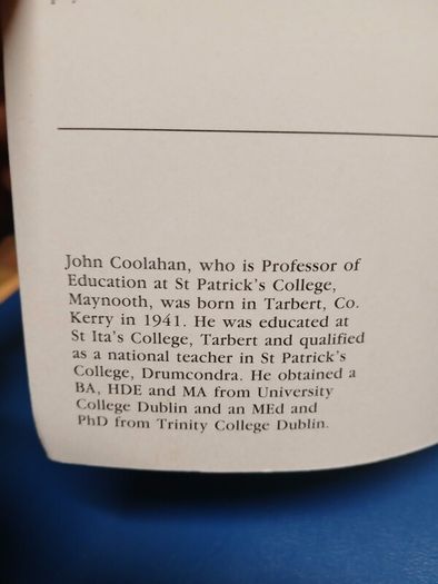 Irish Education - John Coolahan