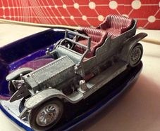 Lesney U.k Rolls Royce silver ghost ashtray