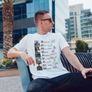 White sensation t-shirt with dj signatures autographs t-shirt tiesto hardwell armin van buuren skrillex dimitri vegas and like mike t-shirt Image 6