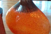 Glass and pottery.