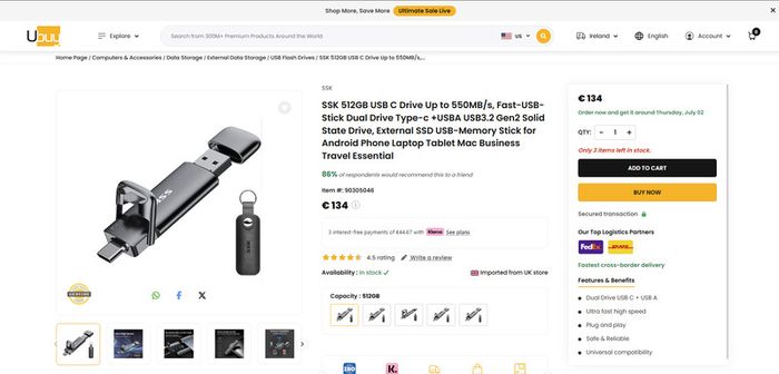 512GB portable SSD