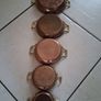 Graduated Set 5 Copper French Gratin Roasting Pans Image 3