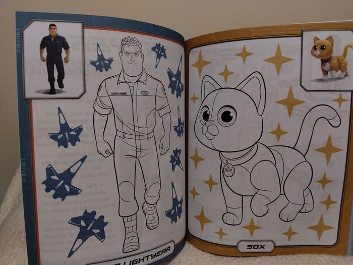 Disney Pixar Lightyear Sounds Book Hardback &  Hyperspace Colouring Book