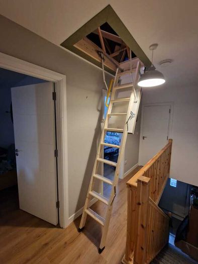 Attic stairs/ attic ladder and flooring supplied and fitted