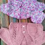 5 x Handknit cardigans and hats Image 7