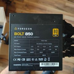 Forgeon Bolt PSU 850W 80 Plus Gold Full Modular Power Supply