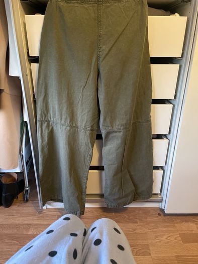 WEEKDAY low rise baggy washed canvas