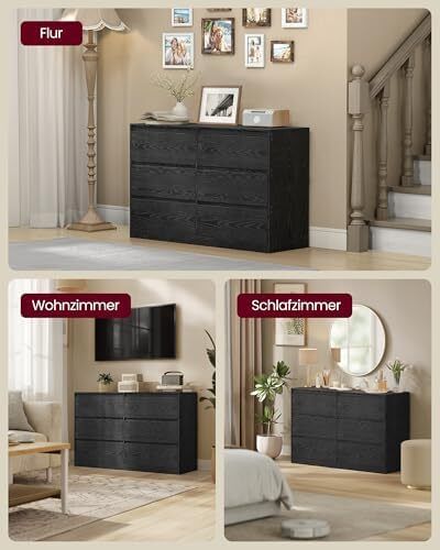 Chest of Drawers Cabinet with 6 Drawers