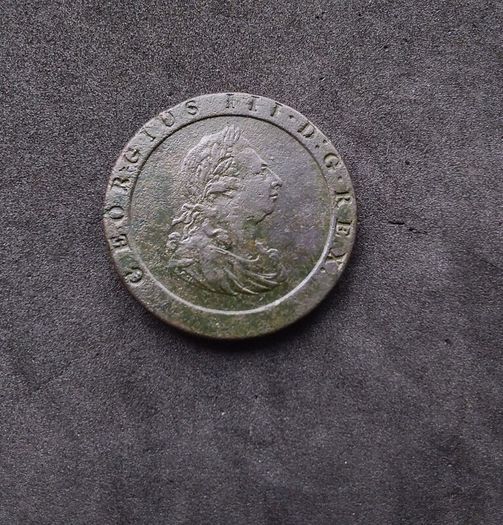 1797 King George III "Cartwheel" Copper One Penny Coin
