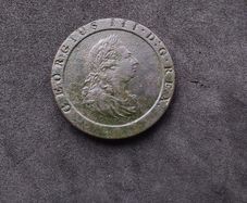 1797 King George III "Cartwheel" Copper One Penny Coin