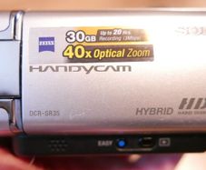 Sony Handycam DCR-SR35E Digital Camcorder - HDD Recording (30 GB) Hard Drive Camcorder - WORKS WELL