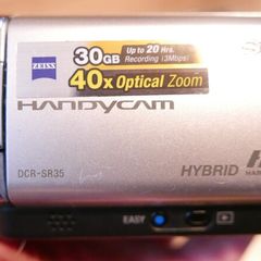 Sony Handycam DCR-SR35E Digital Camcorder - HDD Recording (30 GB) Hard Drive Camcorder - WORKS WELL
