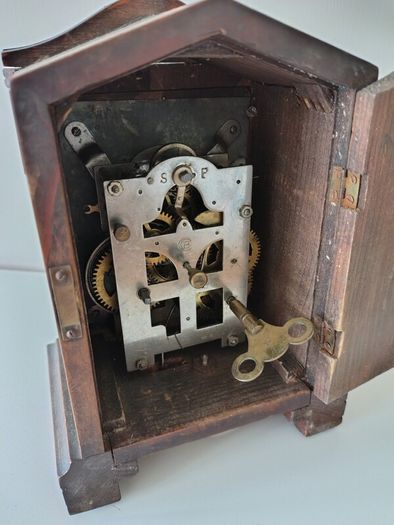 Antique German Badische Mantel Clock