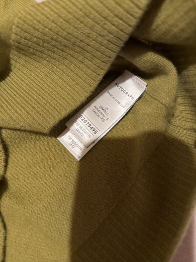 Autograph cashmere jumper leaf green Size Small