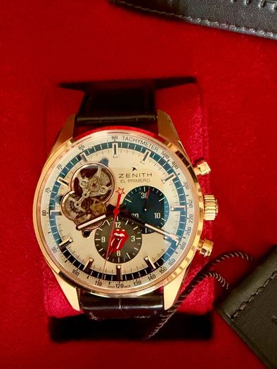 Zenith El Primero Chronomaster  Rolling Stones Limited Edition of 100 Worldwide 18.2041.4061/77.C494