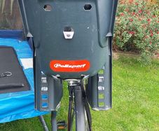 Polisport Rear Child Bike Seat - 1 to 5 yrs old