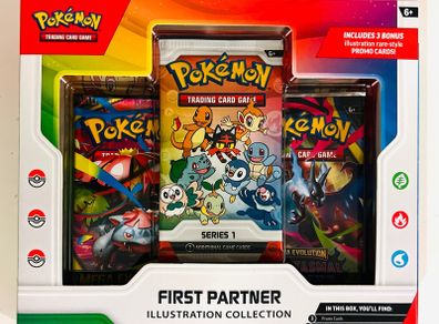Pokemon First Partner Illustration Collection Series 1 NEW