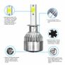 H7 H11 C6 LED Car Headlight Conversion Kit COB Bulbs 36W 6000K White High Light Image 2