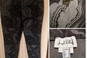 Joseph ribkoff designer trousers paisley design chic classic sophisticated
