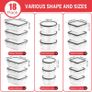 Brand New Skroam Food Storage Containers with Lids, 36-Piece Set Image 2