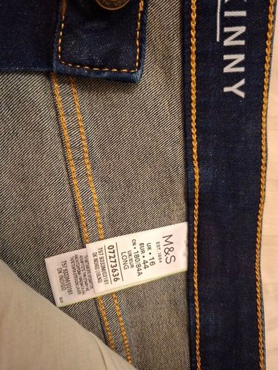 New m&s jeans, size 16 long, style: super skinny