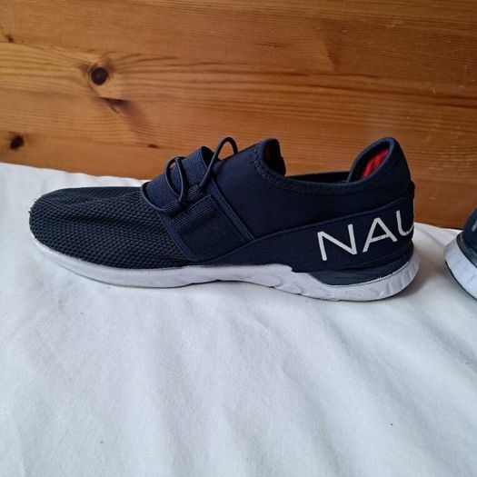Nautica slip on trainers Size 3 eu 36 navy/white in excellent condition