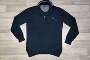 Gant Half ZIP Cotton Jumper Mens M/L