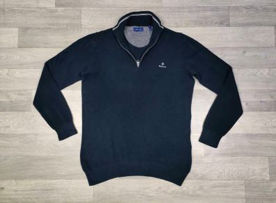 Gant Half ZIP Cotton Jumper Mens M/L