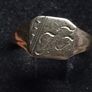 Vintage Irish 9ct Gold Signet Ring Fully Hallmarked Dublin Size 48 Image 6
