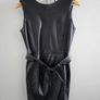 Zara Women Leather Dress Like new Image 3
