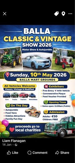 Balla Classic and Vintage Show, Co Mayo