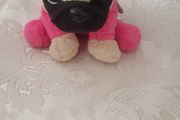 girlie paw pug dog plush