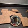 Set of 6: Minimalist Wood-Effect Freestanding Mirrors Image 2