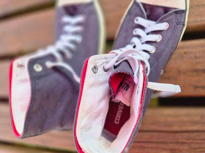Converse Double Tongue High Top Trainers, UK8, EU41, AV