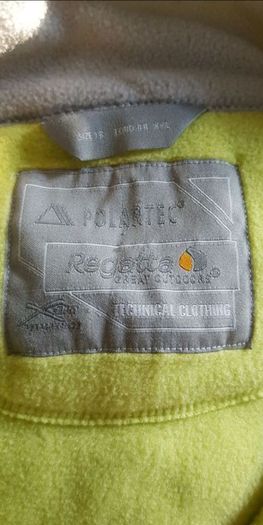 Brand New Regatta Yellow Polartec Fleece Zip-Up Jacket - Size 18