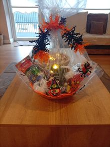 Halloween boo baskets