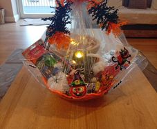 Halloween boo baskets