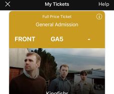 Kingfishr ticket