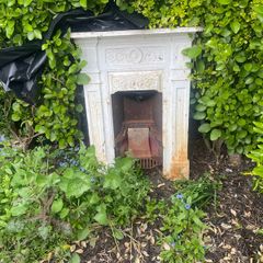 cast iron fireplace surround