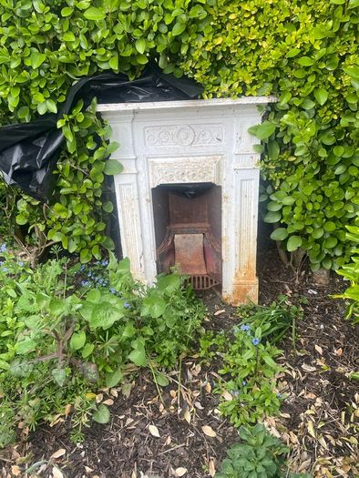 cast iron fireplace surround