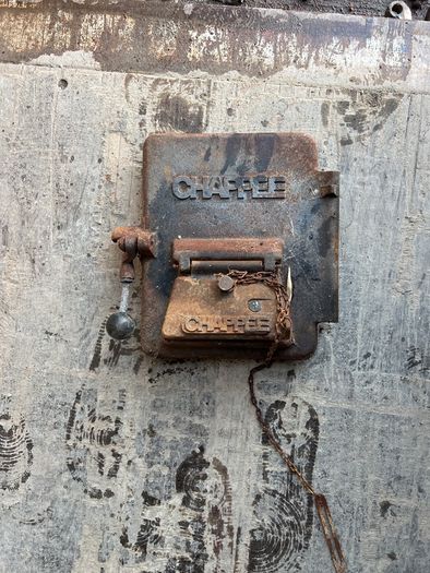 vintage stove door