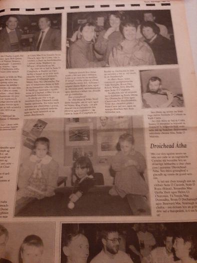 Vintage Gaeilge newspaper 1991